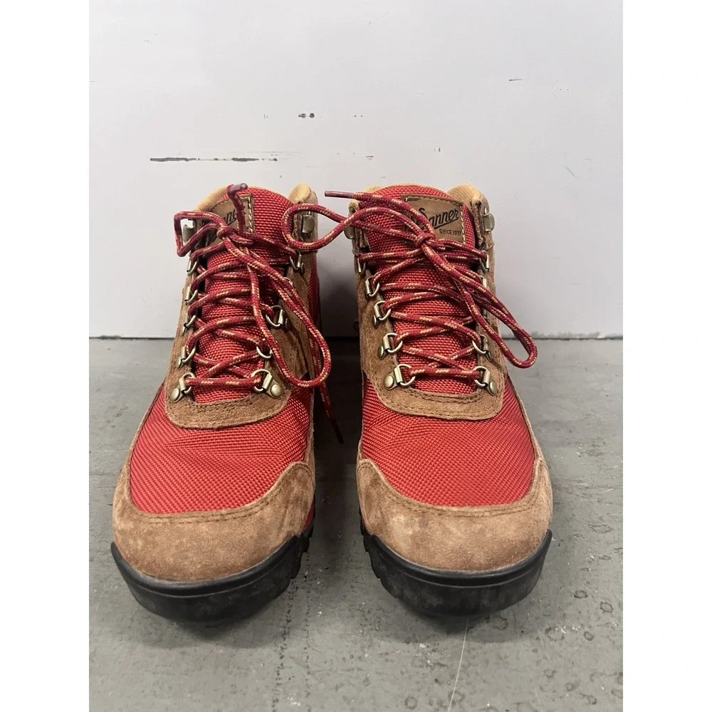 Danner Jag Hiking Boots Women's 9 Brown Red Suede‎ Nylon Trail Outdoor 37357
